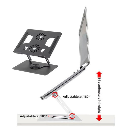 Support de PC Portable Réglable avec Double Ventilateur de Refroidissement - SARYNA STORE