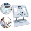 Support de PC Portable Réglable avec Double Ventilateur de Refroidissement - SARYNA STORE
